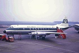 Un Vickers 803 Viscount d'Aer Lingus, similaire à celui du vol 712