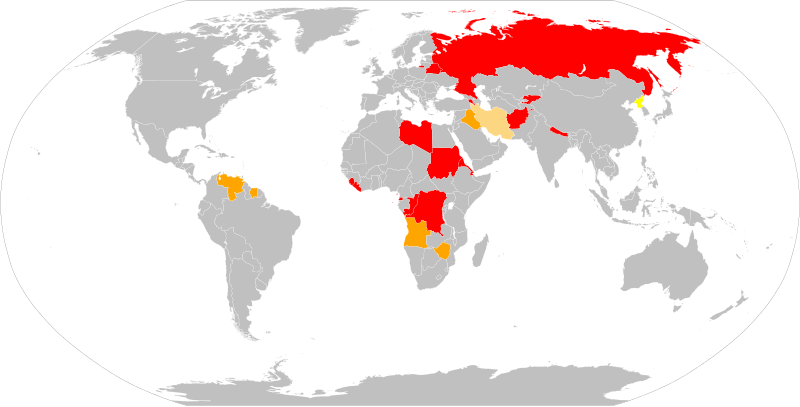 File:EU air carrier restrictions map.svg