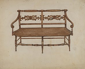 Porch Settee (one of a pair)