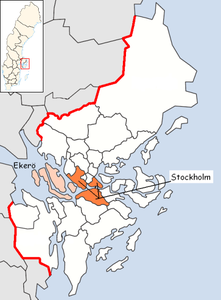 Ekerö - Localisation