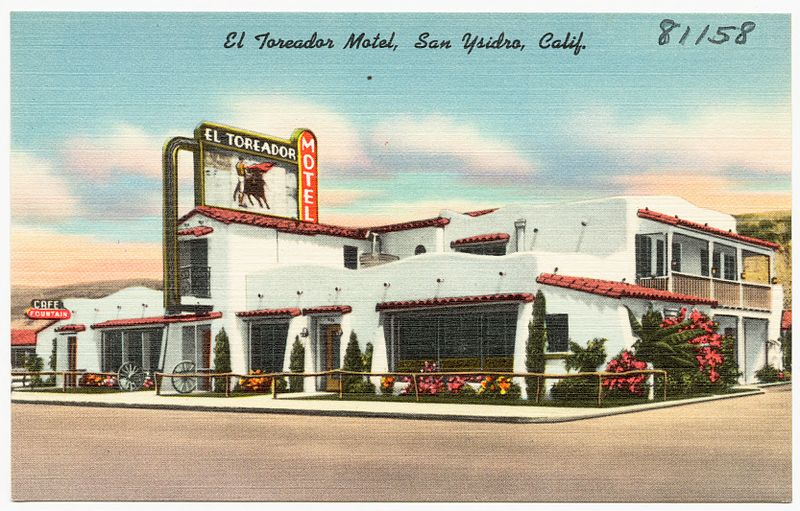 File:El Toreador Motel, San Ysidro, Calif (81158).jpg