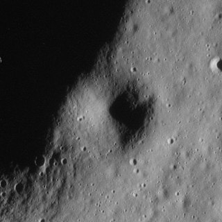 <span class="mw-page-title-main">Elbow (lunar crater)</span> Crater on the Moon