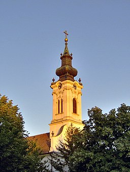 Den ortodokse kirke i byen