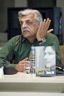 Tariq Ali of the Trotskyist IMG was one of the most prominent British figures of the Vietnam Solidarity Campaign. Encuentros Averroes Cordoba. El paradigma de Cordoba (2011).jpg