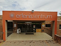 Entrée du centre du patrimoine afrikaner.