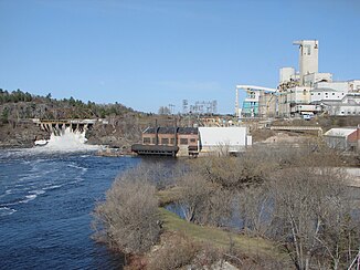 Spanish River und Domtar Mill in Espanola