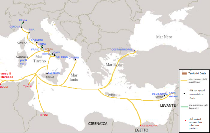 Expansion and trade of Gaeta Espansione di Gaeta.png