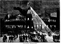 The opening night, illustration from Illustreret Tidende Etablissementet National - opening night.jpg