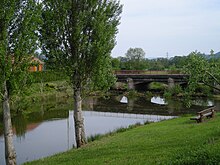 Un bras de la Meurthe.