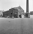 Exterieur ketelhuis BOAS Diamantfabriek, Amsterdam (foto 1990)