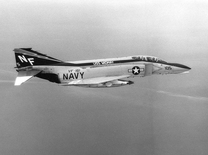 File:F-4B Phantom II of VF-161 in flight in 1972 (NNAM.1996.253.7293.013).jpg