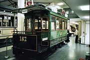 Wagen 167 der Frankfurter Trambahn-Gesellschaft im Verkehrsmuseum Schwanheim