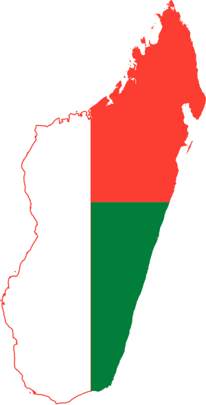 Flag-map of Madagascar.svg