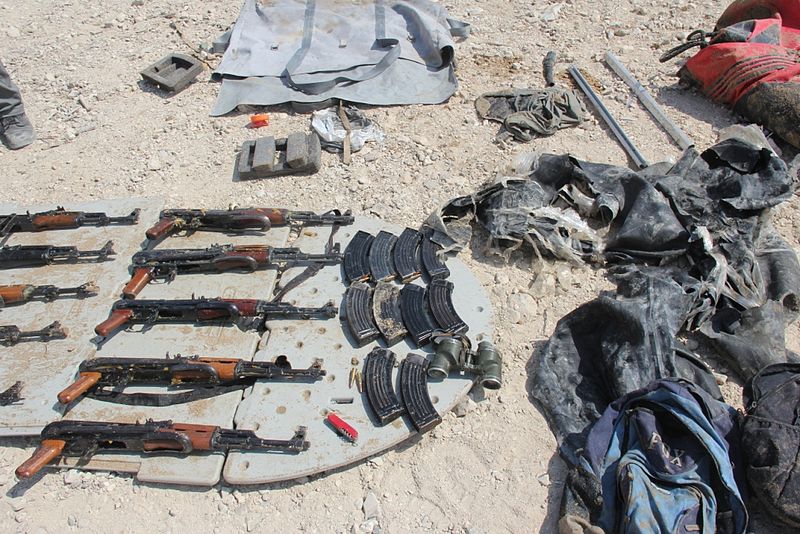 File:Flickr - Israel Defense Forces - Weaponry and Ammunition Found on Palestinian Boat in the Dead Sea.jpg