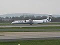 Bombardier Dash 8 Q400 G-ECOF at Manchester Airport