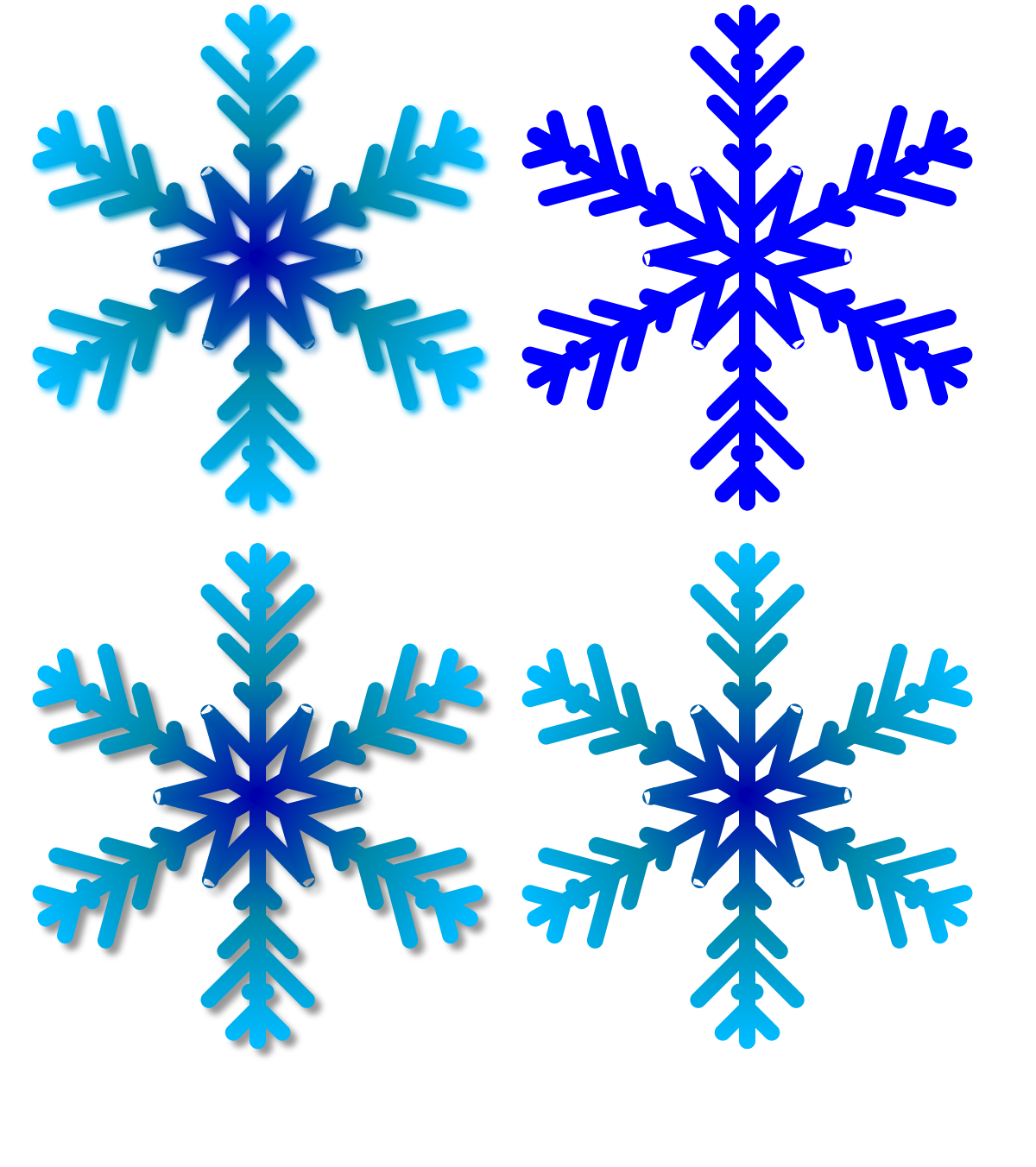 File Four Svg Snowflakes Svg Wikimedia Commons