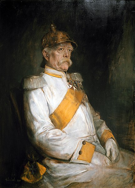 File:Franz von Lenbach - Portrait of Otto Eduard Leopold von Bismarck - Walters 371007 - View B.jpg
