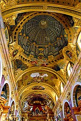 Fresco with Trompe l'oeuil - Andrea Pozzo -Jesuit Church Vienna.jpg