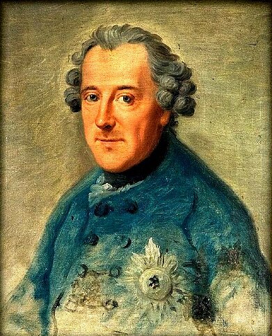   Portrait of Frederick the Great of Prussia by Johann Georg Ziesenis, 1763. (Wikimedia Commons)