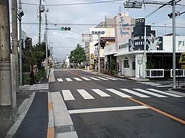 南東部、東京都道165号伊奈福生線