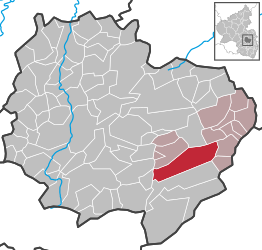 Kaart van Göllheim