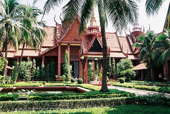 Gardens of the National Museums in Phnom Penh, Cambodia