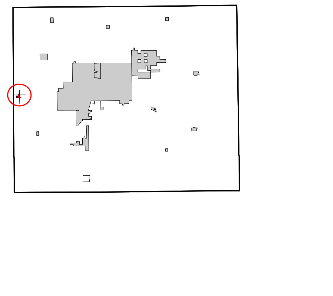 File:Garfield County Oklahoma incorporated and unincorporated areas Lahoma highlighted.svg