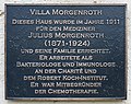 Julius Morgenroth, Willdenowstraße 38, Berlin-Lichterfelde, Deutschland