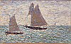 Georges Seurat - Due voiliers a Grandcamp PC 149.jpg
