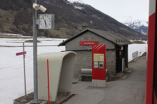 <span class="mw-page-title-main">Geschinen railway station</span> Railway station in Switzerland