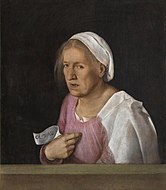 GiorgioneOld Woman, 68 × 59 cm.