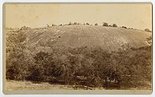 Granite Mountain as it existed in 1890 Granite Mountain in 1890.jpg