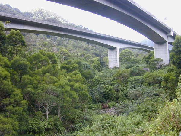 Halawa viaducts, carrying H-3