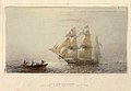 H.M.S. Rattlesnake, leaving Port Essington (1848).