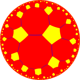 Truncated order-5 hexagonal tiling