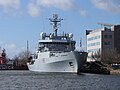 Thumbnail for File:HMS Enterprise at Britannia Quay in Cardiff Bay - geograph.org.uk - 3906429.jpg