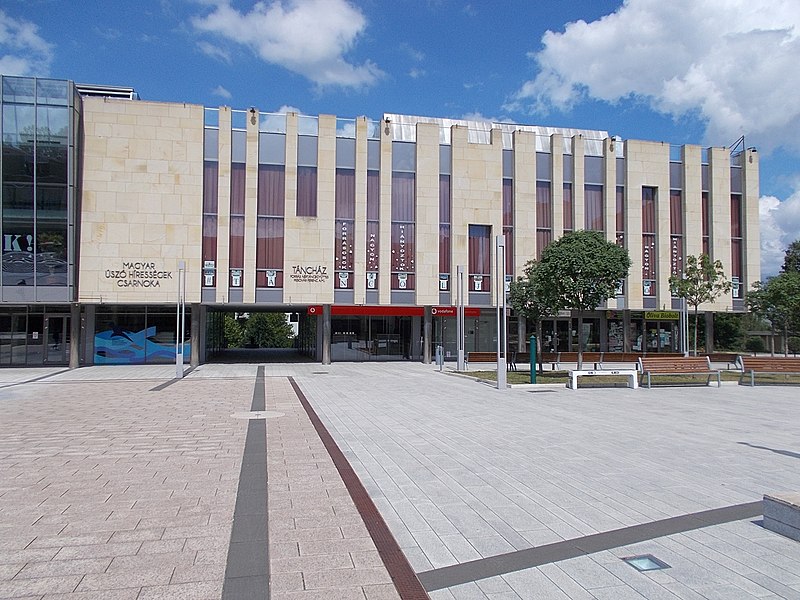 File:Hall of Fame of Hungarian Swimmers and Dance House, 2020 Százhalombatta.jpg