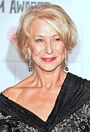 Helen Mirren won the award four times, the most in this category, as well as receiving the most nominations, at ten. Helen Mirren 2014.jpg