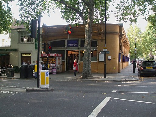 Holland Park stn building