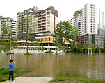 06/13: Hochwasser in Hannover an der Ihme
