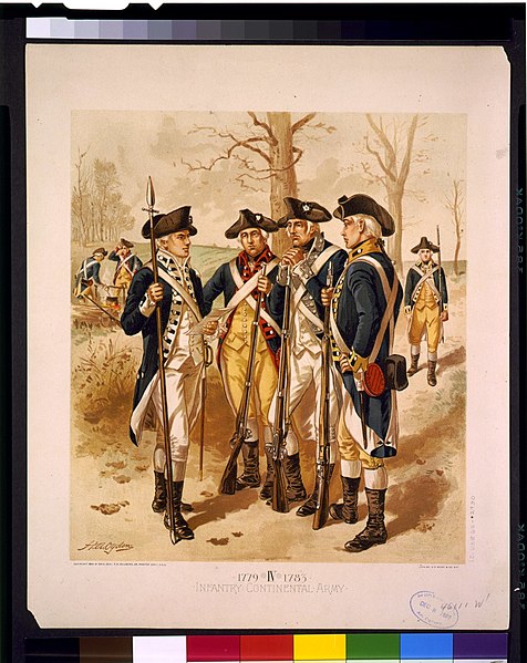 File:Infantry- Continental Army, 1779-1783, IV - H.A. Ogden ; lith. by G.H. Buek & Co., N.Y. LCCN92515475.jpg