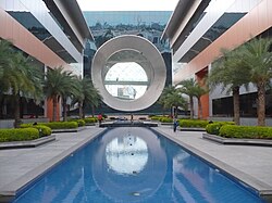IT: The headquarters of Infosys, India's third largest IT company, is located in Bengaluru Infosys India.JPG