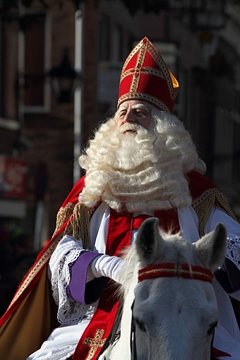 Sinterklaas arriving in the Dutch town of Schiedam in 2009