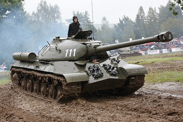 A Soviet IS-3 heavy tank