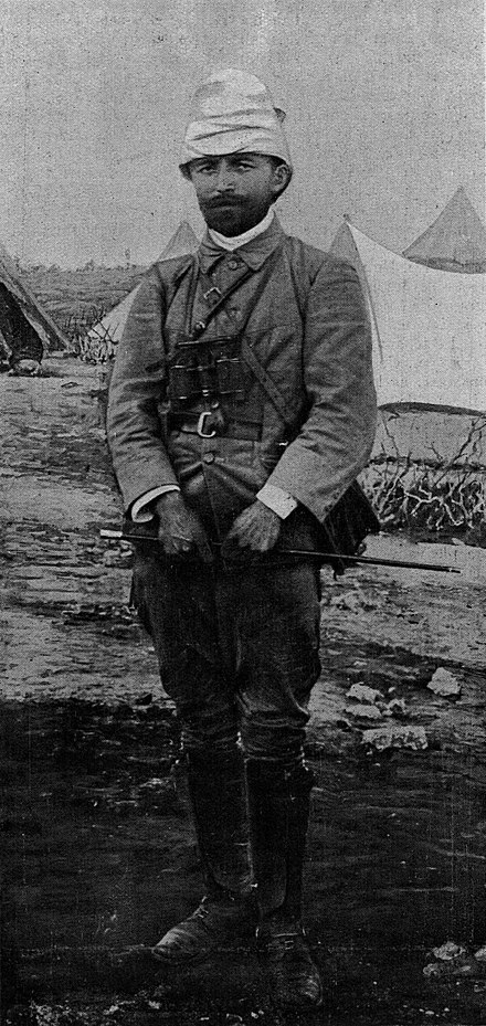 Ismail Enver Bey in Cyrenaica, 1911.