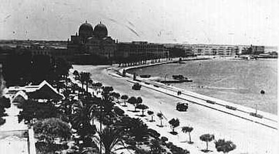 Italian Benghazi, where the "Lungomare" (sea-walk) and many other buildings were constructed