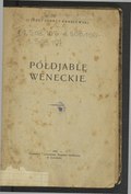 Józef Ignacy Kraszewski Półdjablę weneckie