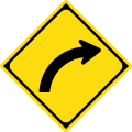 Curve to the right