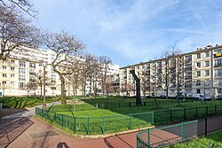 Jardin d&#039;immeubles de la Porte-de-Vincennes