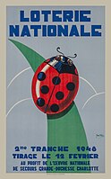 Poster voor de Nationale Loterij (1948)